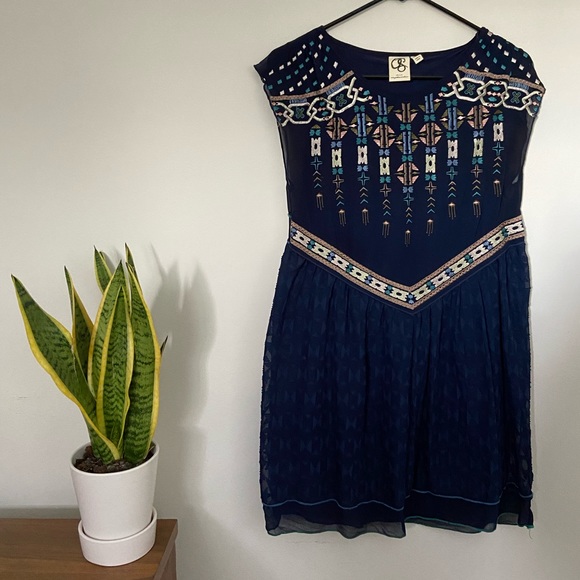 Anthropologie Calliope Swing Dress (XSP) - Picture 3 of 7